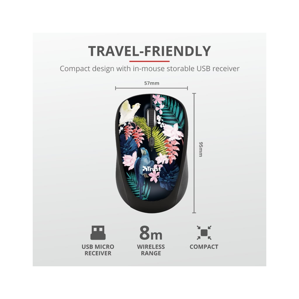 Мишка Trust Yvi Wireless Parrot (23387) - зображення 4