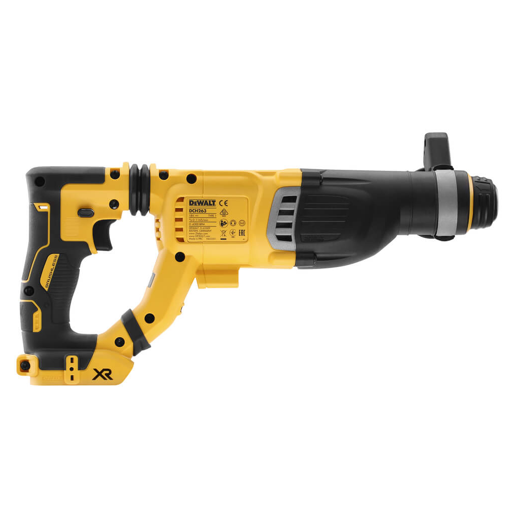 Перфоратор DeWALT безщітковий, SDS PLUS, 18 В, 1.4 Дж, 2 реж. кейс (DCH263P1) - зображення 3
