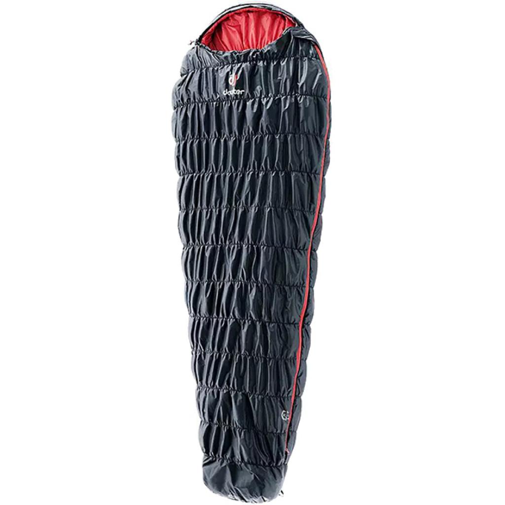 Спальний мішок Deuter Exosphere 0 L Right Black-Fire (3700119 7530 0) - зображення 2