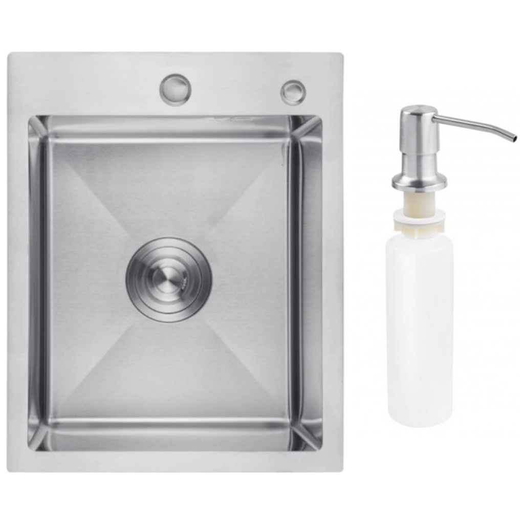 Мийка кухонна Kroner Geburstet-4050HM (CV029164) - зображення 1