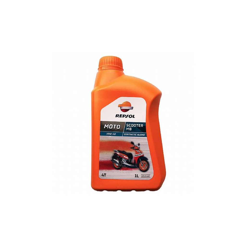 Моторна олива REPSOL MOTO SCOOTER MB 4T 10W-40 1л (RP184X51) - изображение 1