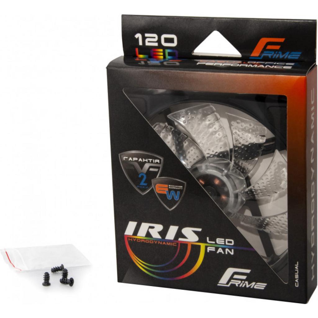 Кулер до корпусу Frime Iris LED Fan 15LED Purple (FLF-HB120P15) - зображення 3