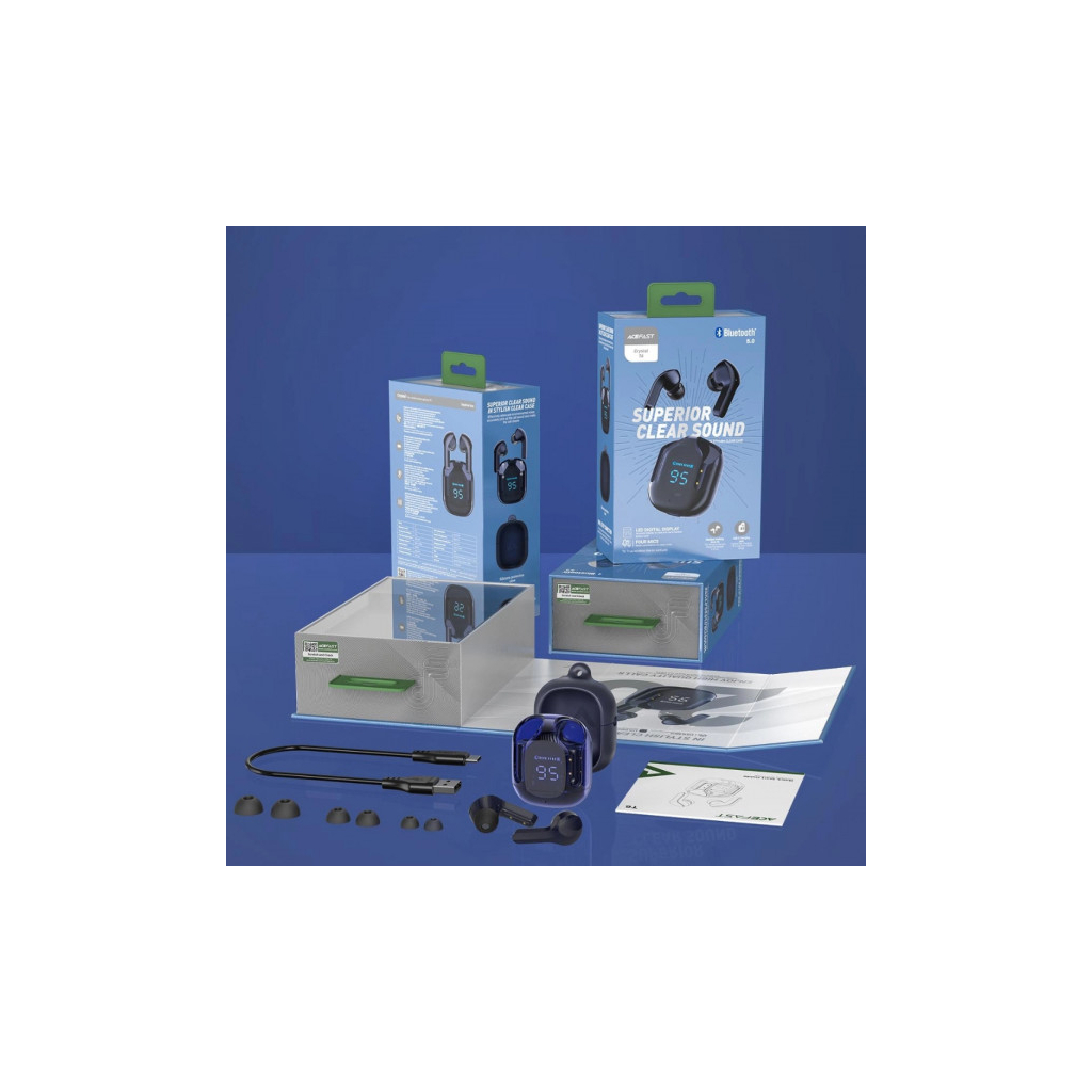 Навушники Acefast T6 Sapphire Blue (6974316281542) - зображення 7