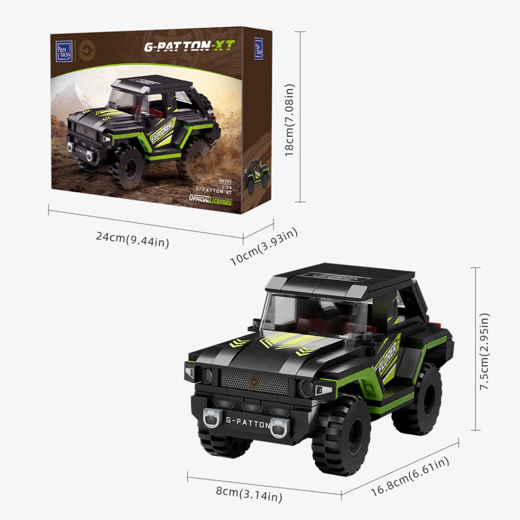 Конструктор Pantasy George Patton G-PATTON ️GX 1:18 зелений (86702) - зображення 5