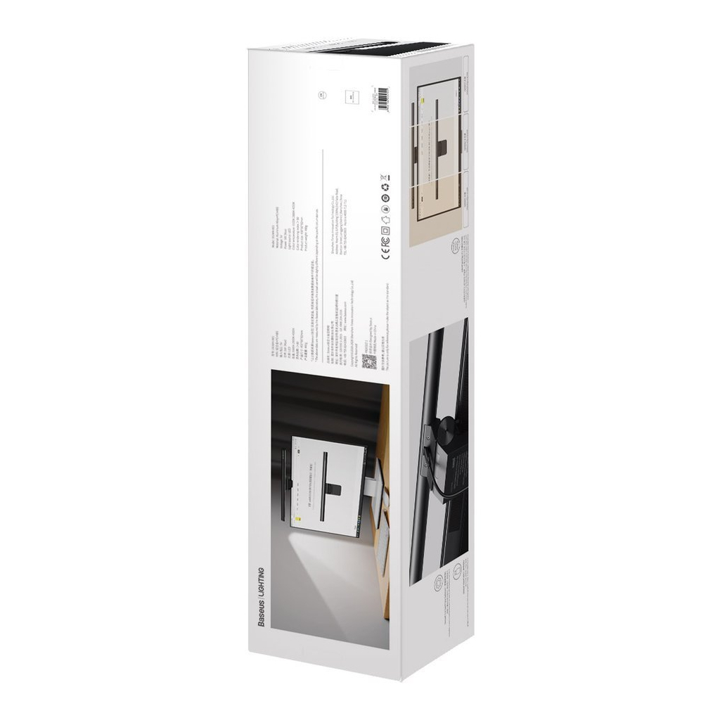 Настільна лампа Baseus на монітор i-wok Series USB Asymmetric Light Source Screen Hanging Light (Youth) Black (DGIWK-B01) - зображення 6