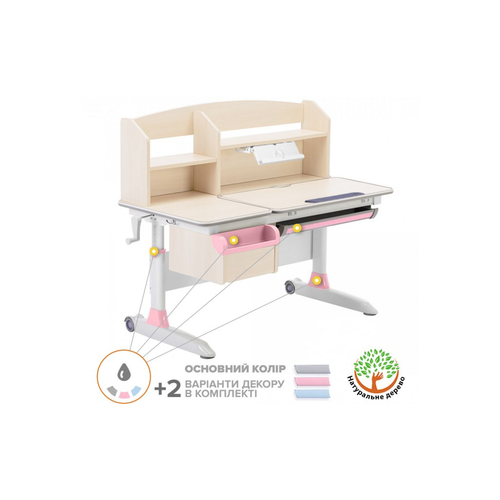 Парта ErgoKids Romana MG Multicolor (Evo-70 MG/MC) - зображення 3