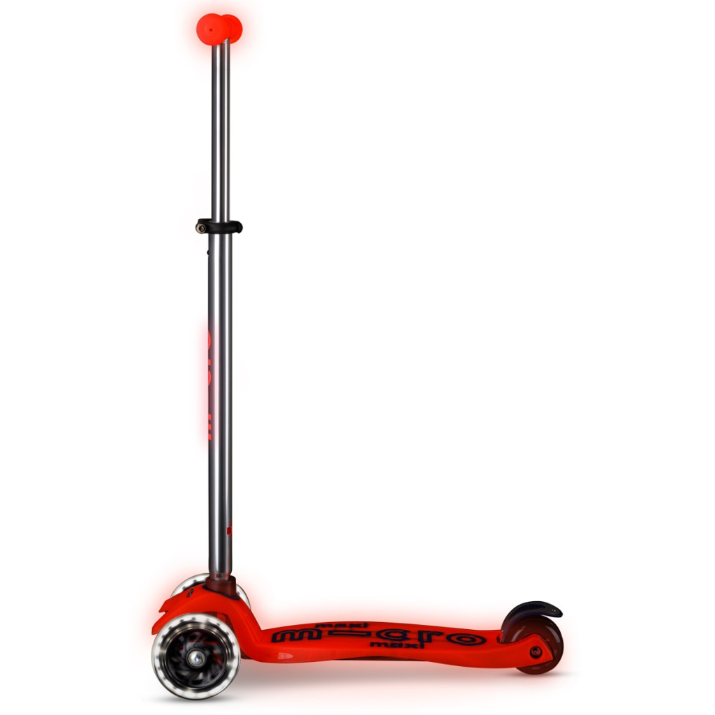 Самокат Micro Maxi Deluxe Glow LED Червона аура (MMD368) - зображення 2