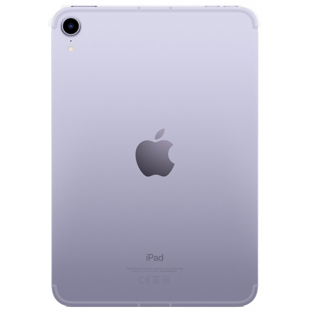 Планшет Apple iPad mini 2021 Wi-Fi + LTE 64GB, Purple (MK8E3RK/A) - зображення 2