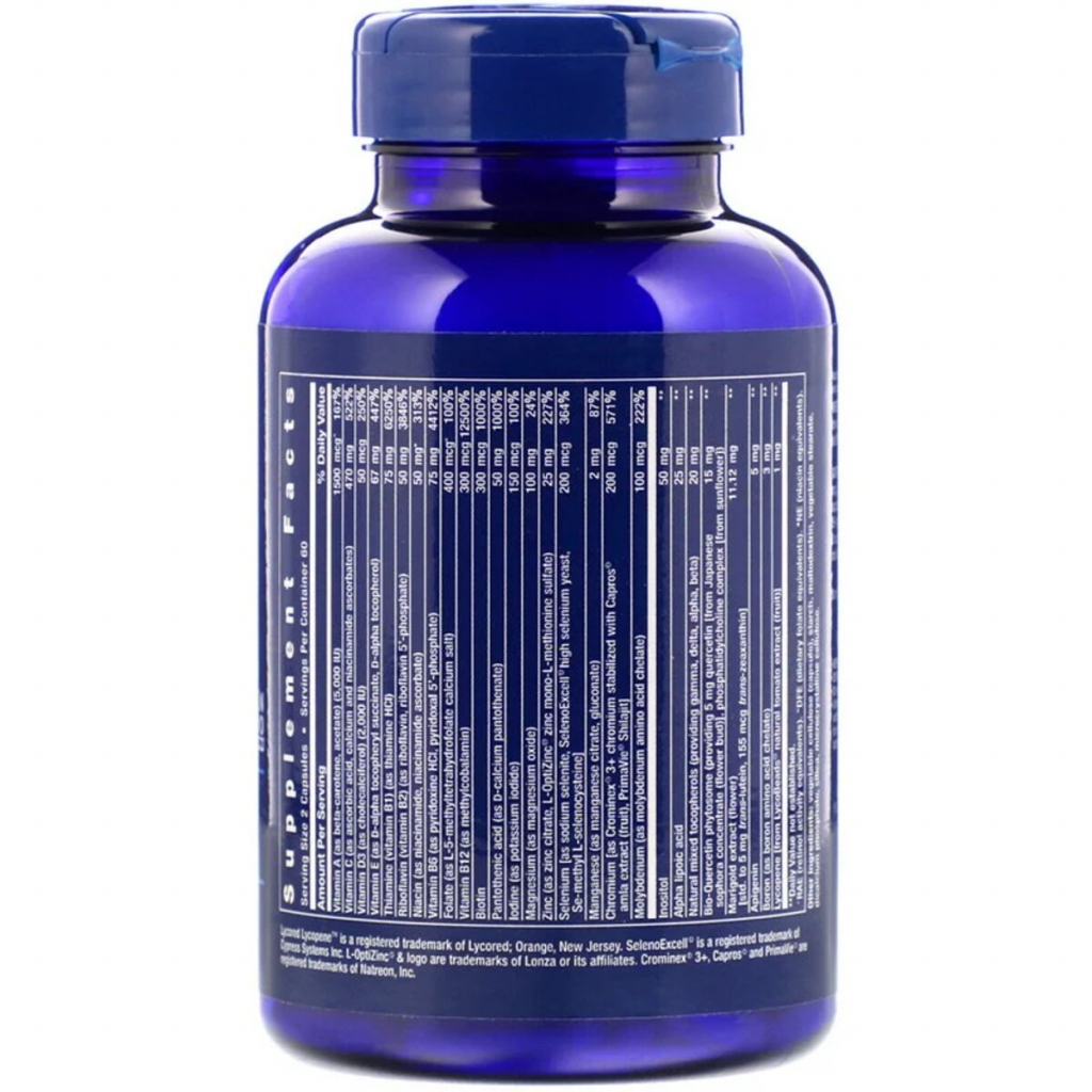 Мультивітамін Life Extension Мультивітаміни Двічі в День, Two-Per-Day, 120 капсул (LEX-23141) - зображення 2