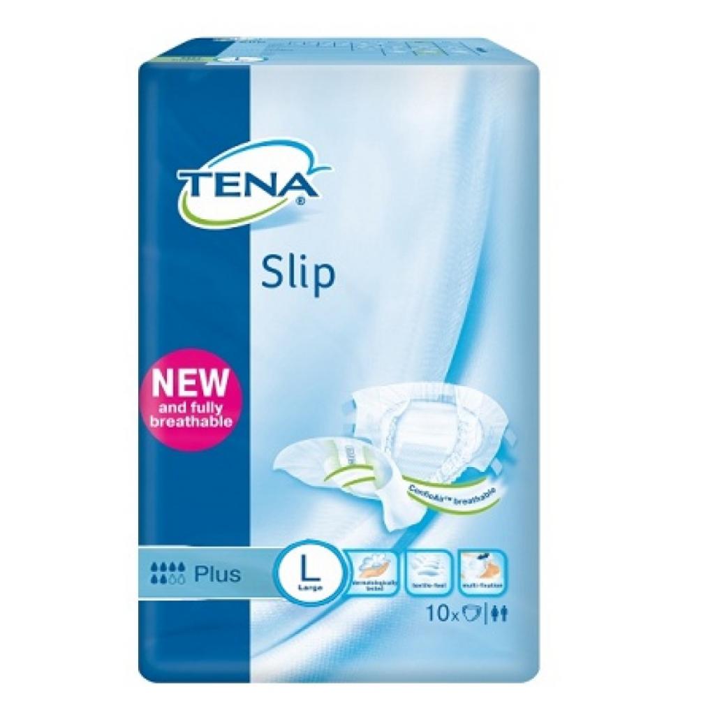 Підгузки для дорослих Tena Slip Plus Medium дышащие 10 шт (7322540646801) - зображення 1