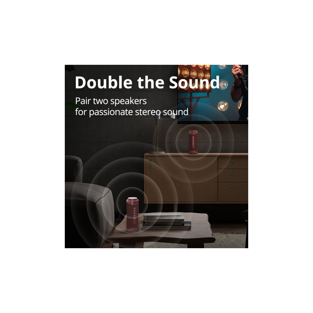 Акустична система Tronsmart T7 Dark Red (1030841) - зображення 10