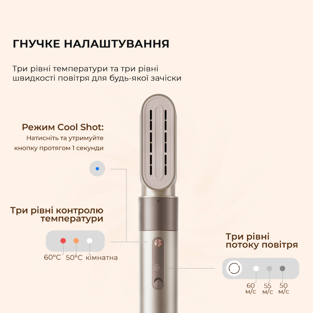 Стайлер Dreame Airstyle 5в1 (AMF17A) - зображення 9