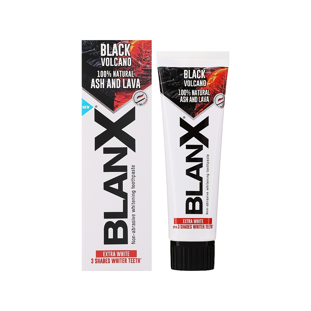Зубна паста BlanX Black Volcano 75 мл (8017331089675) - зображення 1