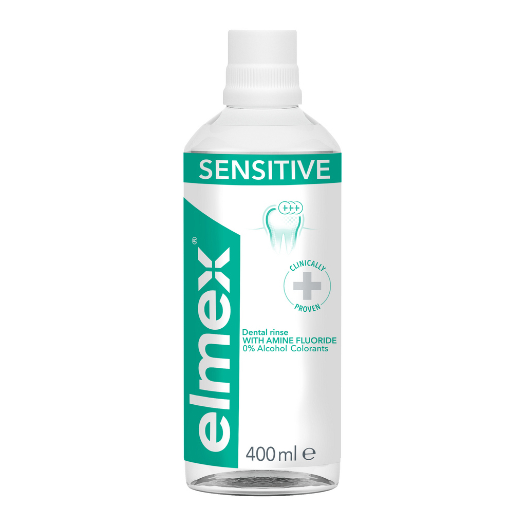 Ополіскувач для порожнини рота Elmex Sensitive Plus 400 мл (7610108065370) - изображение 1