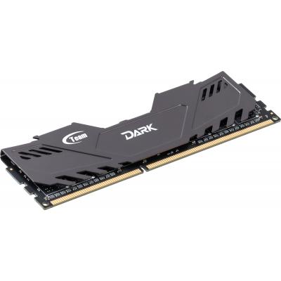Модуль пам'яті для комп'ютера DDR3 4GB 1600 MHz Dark Series Gray Team (TDGED34G1600HC901) - зображення 1