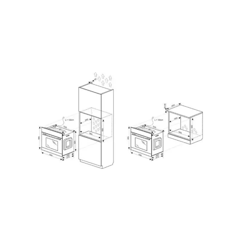 Комплект вбудованої техніки Hansa Духова шафа + варильна панель газова Hansa FCGI69329 - зображення 8