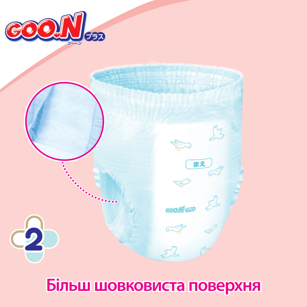 Підгузки GOO.N Plus Трусики для дітей 13-25 кг розмір XXL 28 шт (21000634) - зображення 4