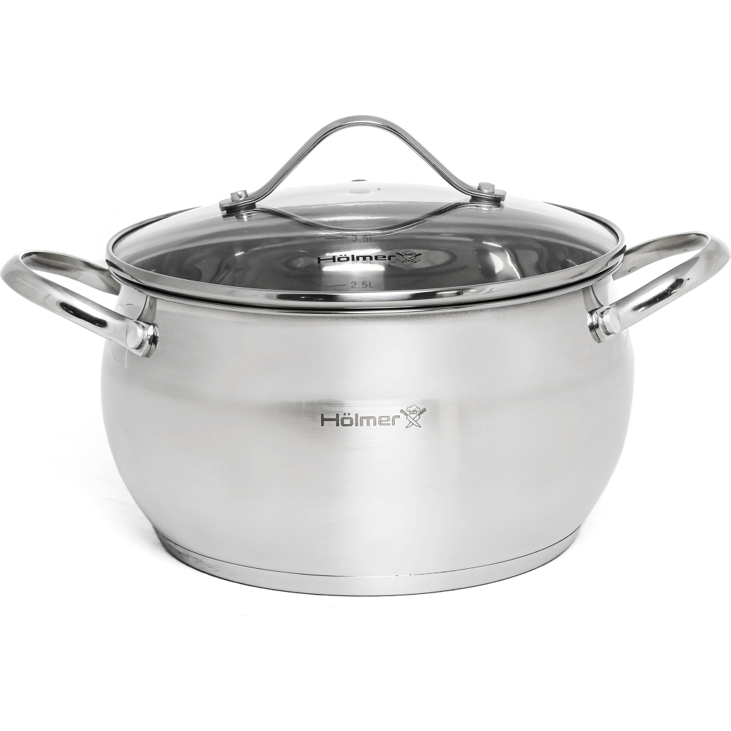 Каструля Hölmer Fantastic з кришкою 3,9 л (CR-15539-SS Fantastic) - зображення 2