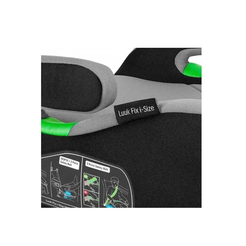 Автокрісло Lionelo Luuk Fix I-Size Luuk бустер Black Carbon (LO-LUUK FIX I-SIZE BLACK CARBON) - зображення 5