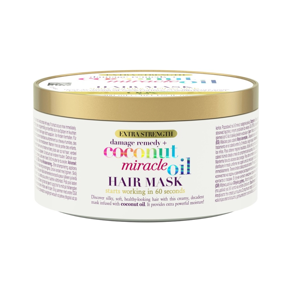 Маска для волосся OGX Coconut Miracle Oil Зміцнювальна 300 мл (3574661685168) - изображение 1