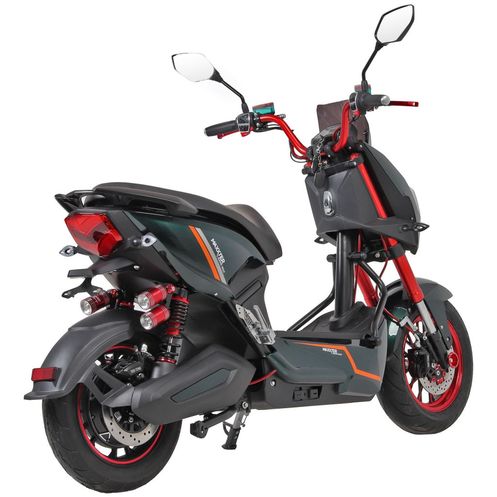 Електроскутер Maxxter GANG MAX (black-pearl green) - зображення 5