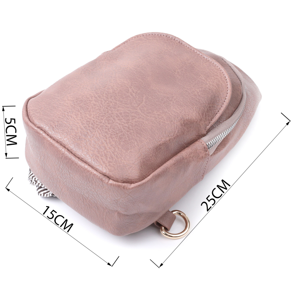 Сумка Vintage Компактна жіноча через плече з екошкіри Коричнева (22778) - зображення 3