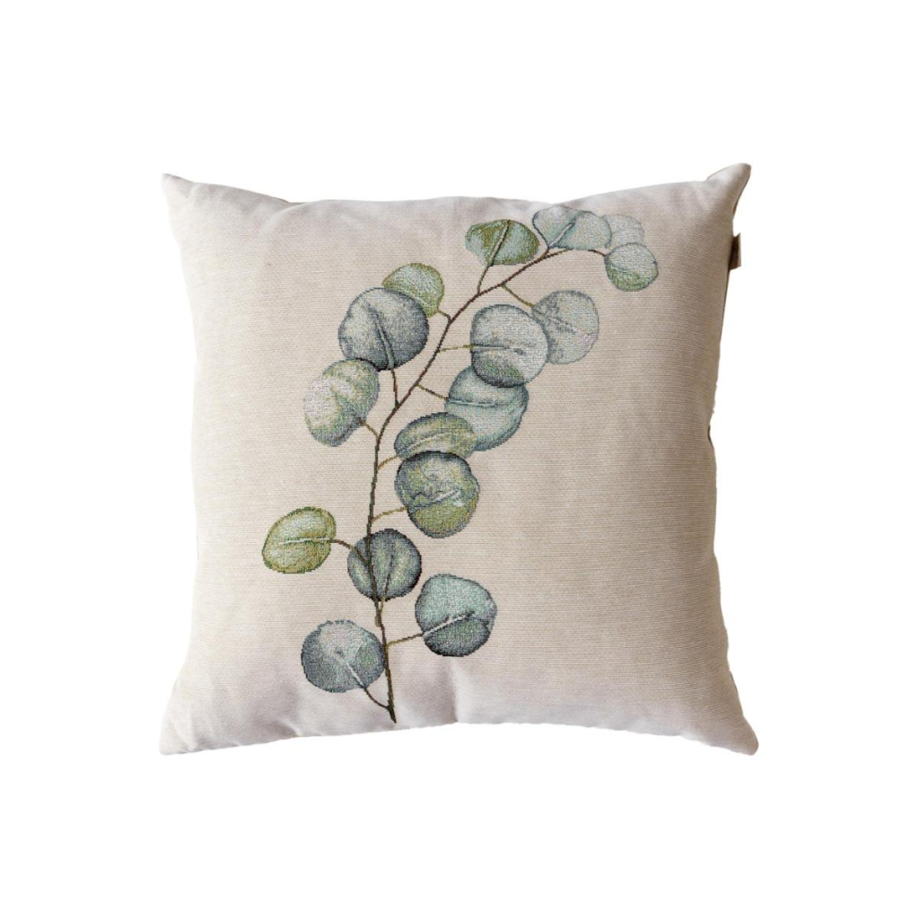 Подушка Прованс гобеленова декоративна Herbal Евкаліпт 45х45 см (035496) - зображення 1