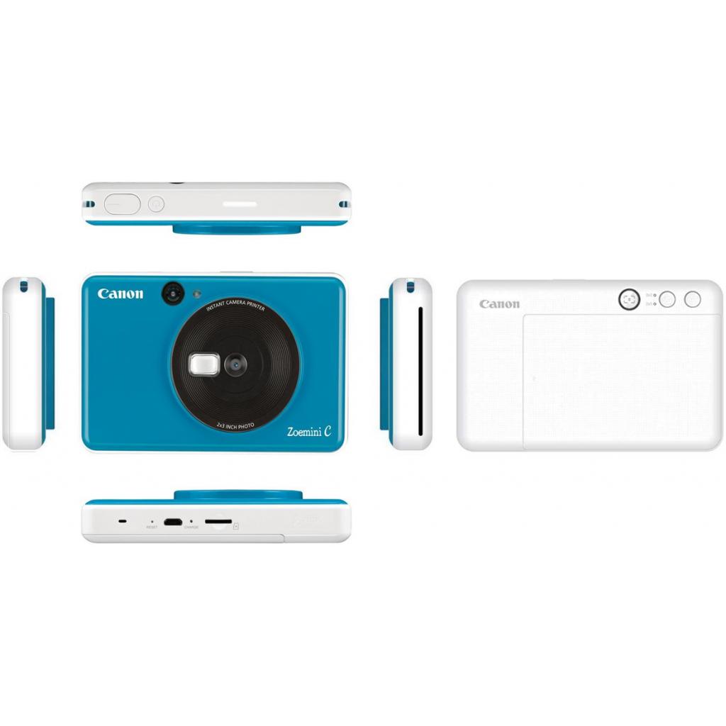 Камера миттєвого друку Canon ZOEMINI C CV123 Seaside Blue + 30 Zink PhotoPaper (3884C034) - зображення 2