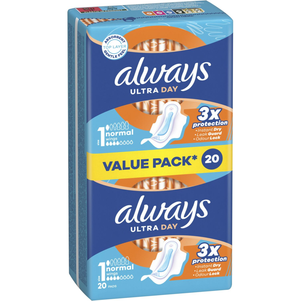 Гігієнічні прокладки Always Ultra Day Normal (Розмір 1) 20 шт. (8700216171311) - зображення 2