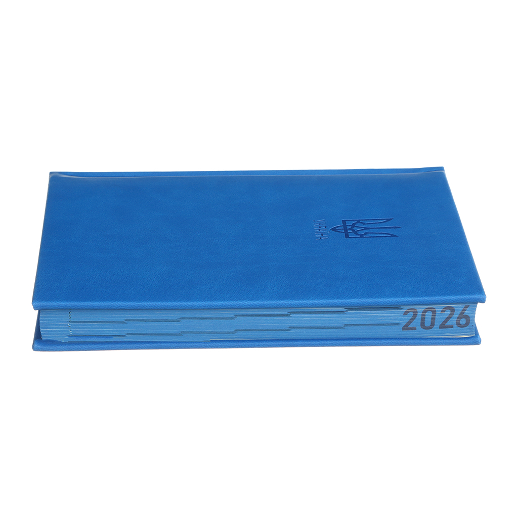 Тижневик Buromax датований 2026 HERALDRY, А5 світло-синій (BM.21128-02) - изображение 4