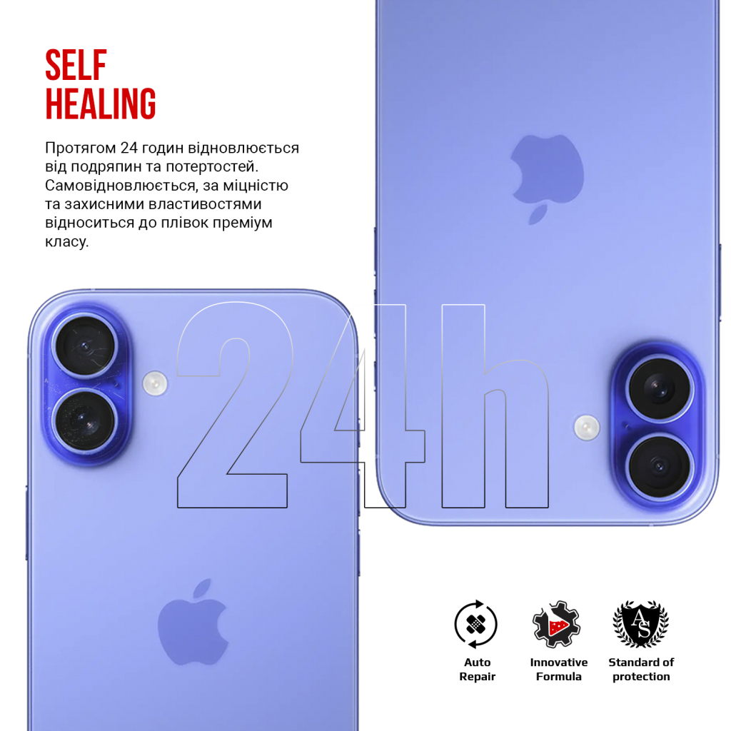 Плівка захисна Armorstandart for Camera Apple iPhone 16 6pcs (ARM79597) - зображення 3