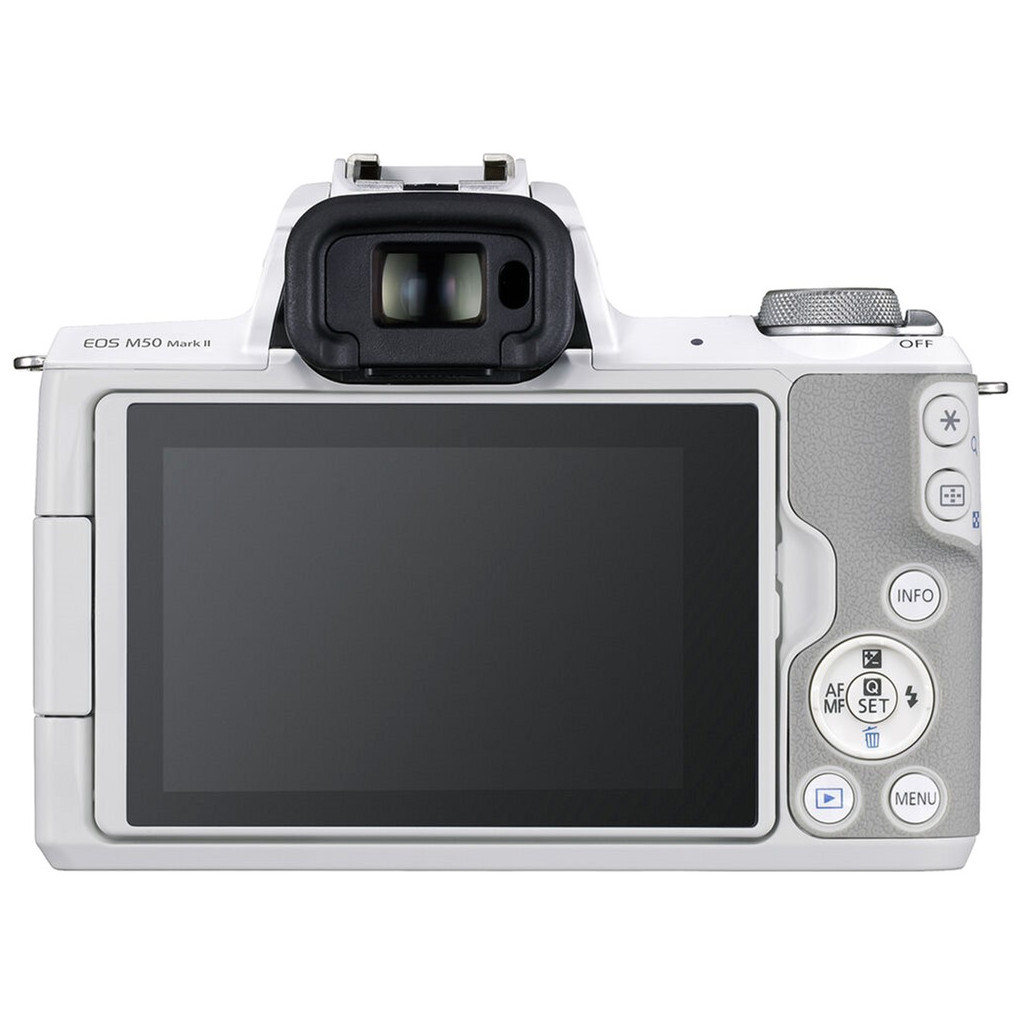 Цифровий фотоапарат Canon EOS M50 Mk2 + 15-45 IS STM Kit White (4729C028) - зображення 3