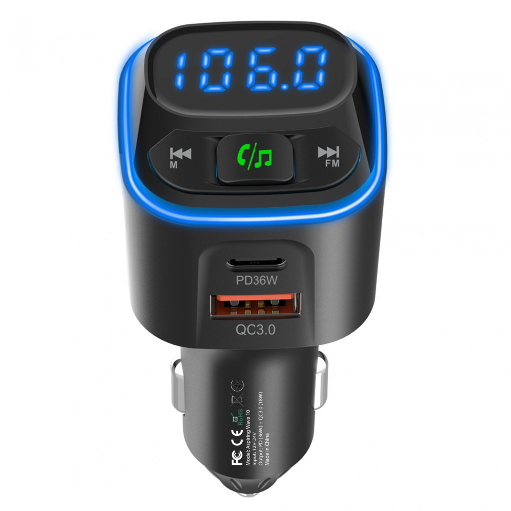 FM модулятор Aspiring Wave 10, 54W (WA.7001) - зображення 2