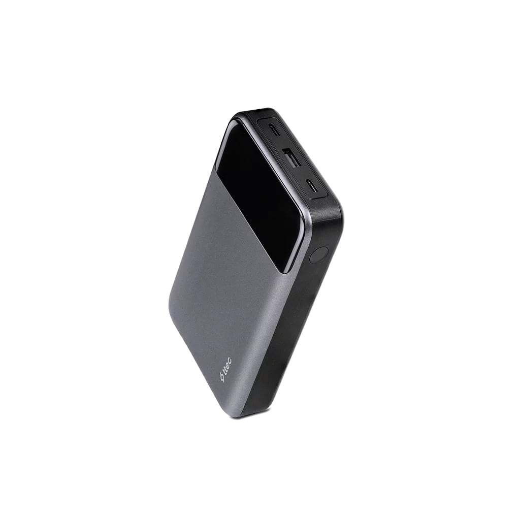 Універсальна мобільна батарея Ttec 20000mAh ReCharger Pro LCD PD 130W Space Gray (2BB218UG) - зображення 1
