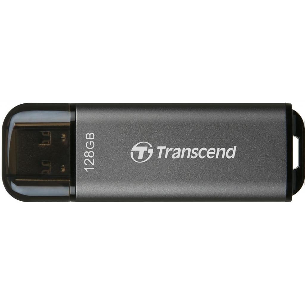 USB флеш накопичувач Transcend 128GB JetFlash 920 Black USB 3.2 (TS128GJF920) - зображення 1