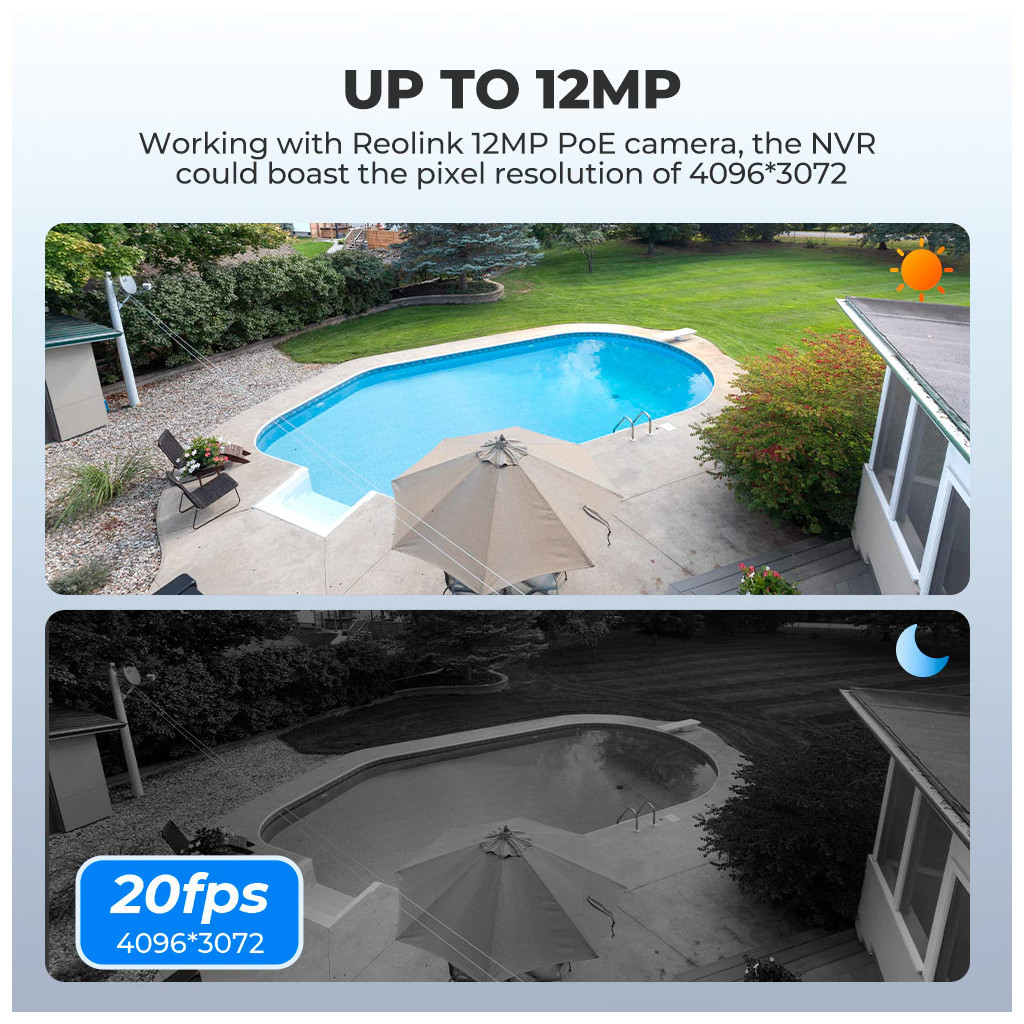 Реєстратор для відеоспостереження Reolink NVS8 без HDD (RLN8-410 без HDD) - изображение 8