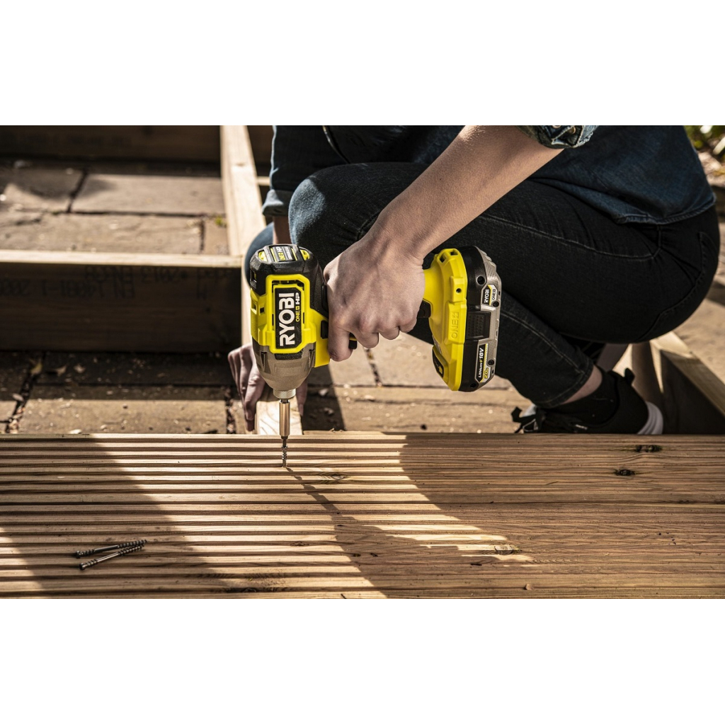 Шуруповерт Ryobi гвинтоверт імпульсний ONE+ RID18X-0 (без АКБ та ЗП) (5133004961) - зображення 4