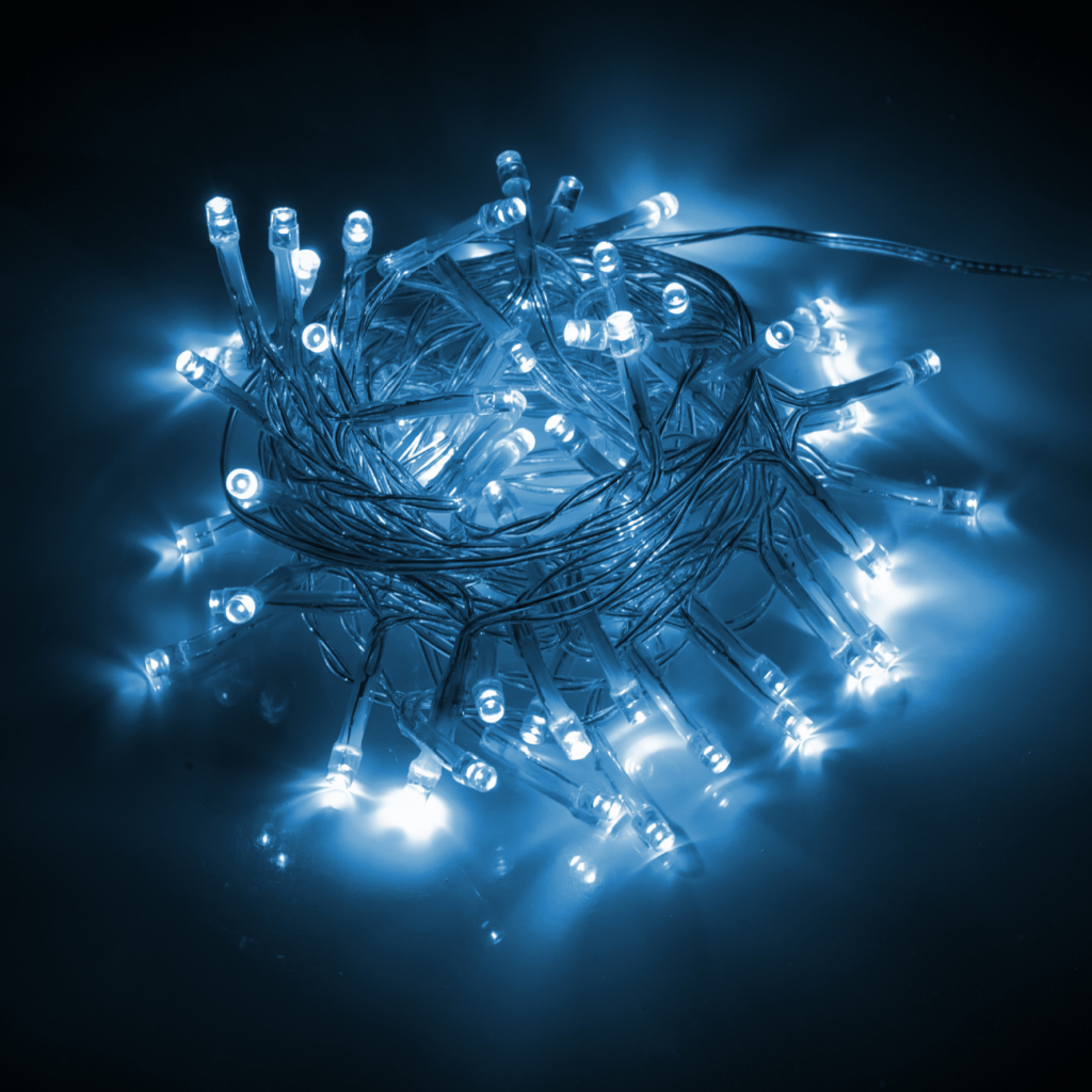 Гірлянда YES! Fun Нитка 70 LED Холодно-біла 4.9 м Мерехтіння USB (975063) - зображення 3