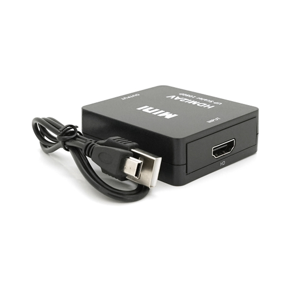 Перехідник HDMI F to 3xRCA F AV 720P/1080P black Voltronic (YT-CM-HDMI/AV-B) - зображення 2