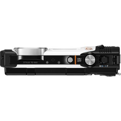 Цифровий фотоапарат Olympus TG-860 White (V104170WE000) - зображення 4