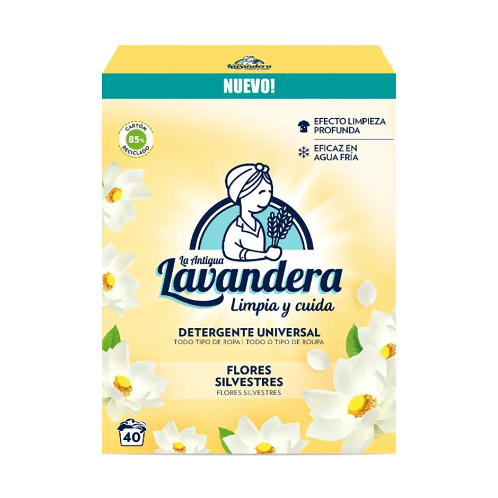 Пральний порошок La Antigua Lavandera Польові квіти 2.2 кг (8435495815037) - зображення 1