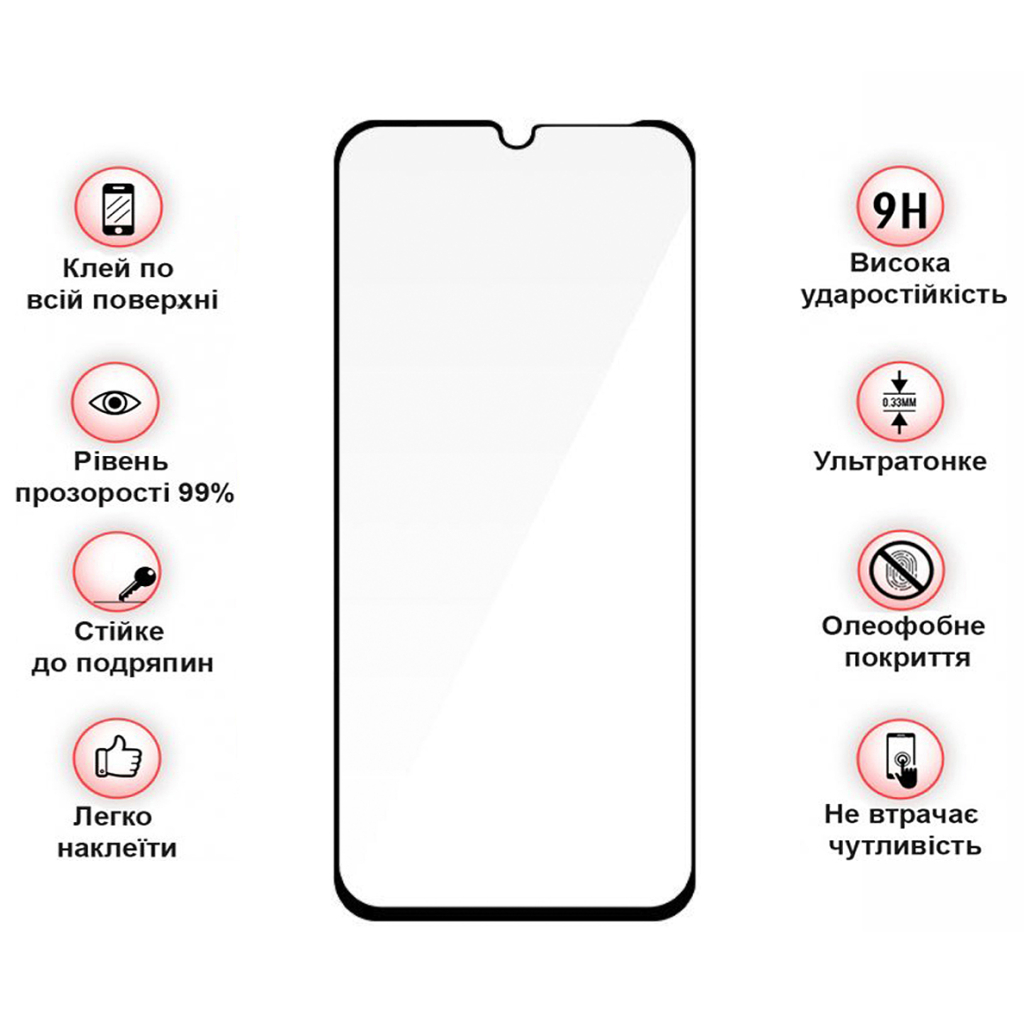 Скло захисне BeCover Xiaomi Redmi 15C 4G/5G Black (713907) - зображення 3