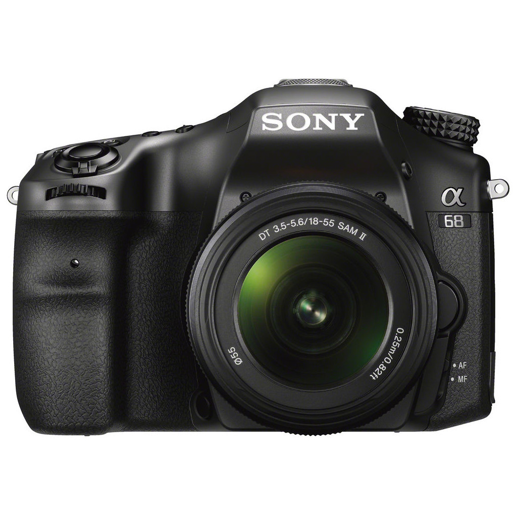 Цифровий фотоапарат Sony Alpha A68 kit 18-55mm Black (ILCA68K.CEC) - зображення 2