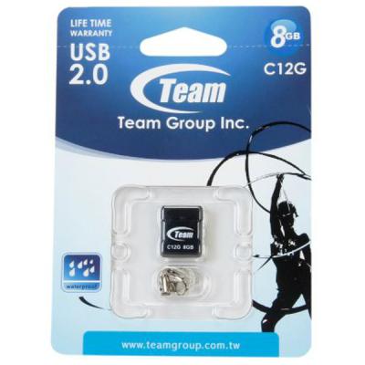 USB флеш накопичувач Team 8GB C12G Black USB 2.0 (TC12G8GB01) - зображення 5