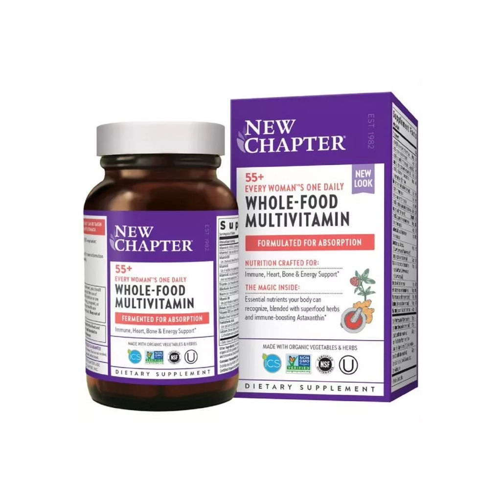 Мультивітамін New Chapter Щоденні Мультивітаміни Для Жінок 55+, Every Woman, 48 Табл (NC0124) - зображення 2