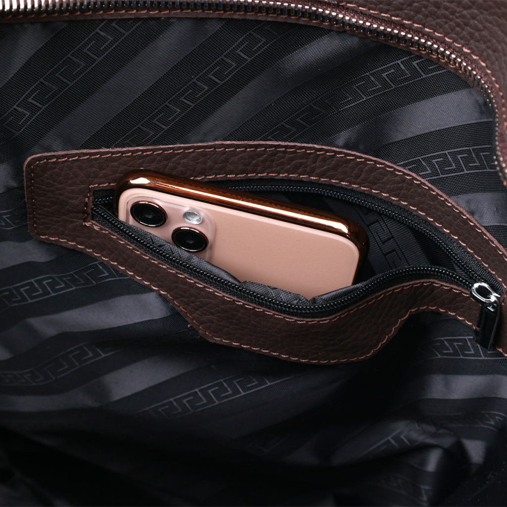 Сумка Shvigel Шкіряна Коричнева (16363) - зображення 7