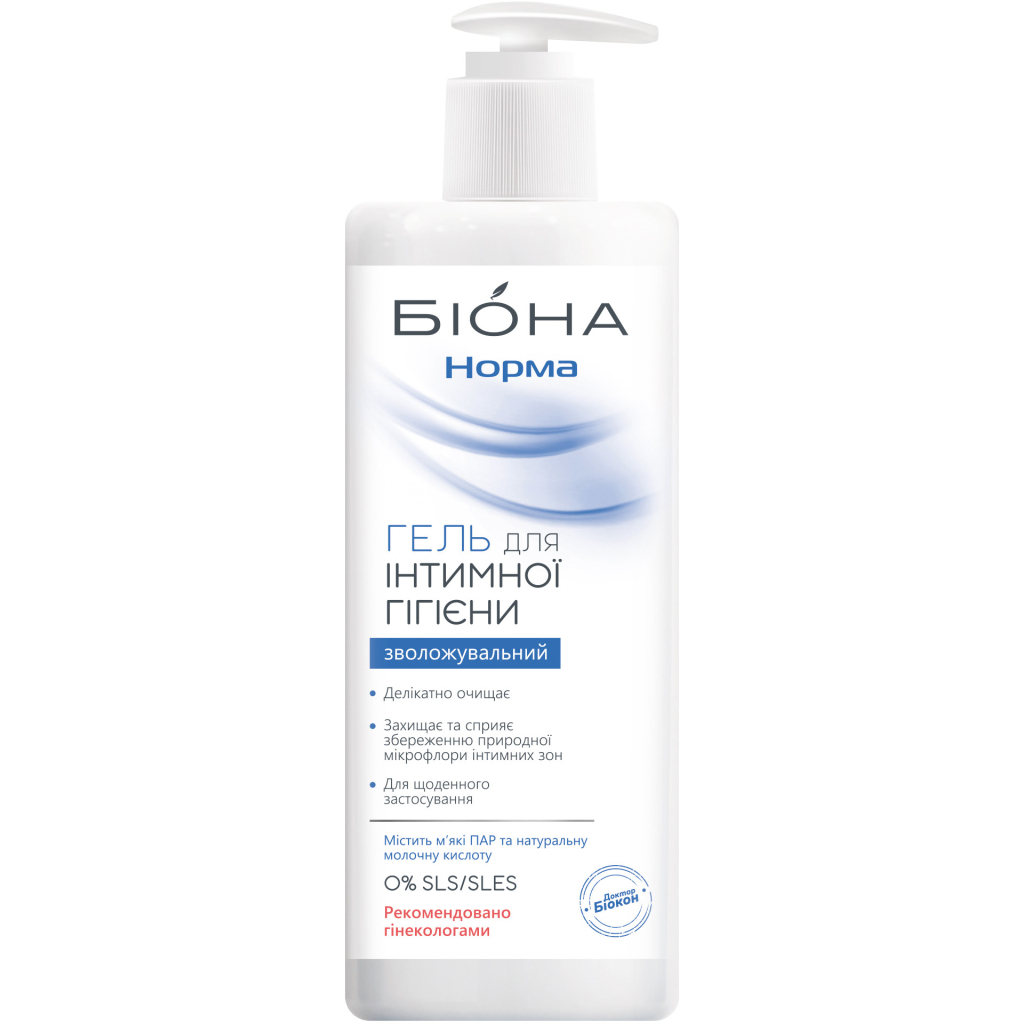 Гель для інтимної гігієни Біокон Біона Норма 275 мл (4820008317650) - зображення 1