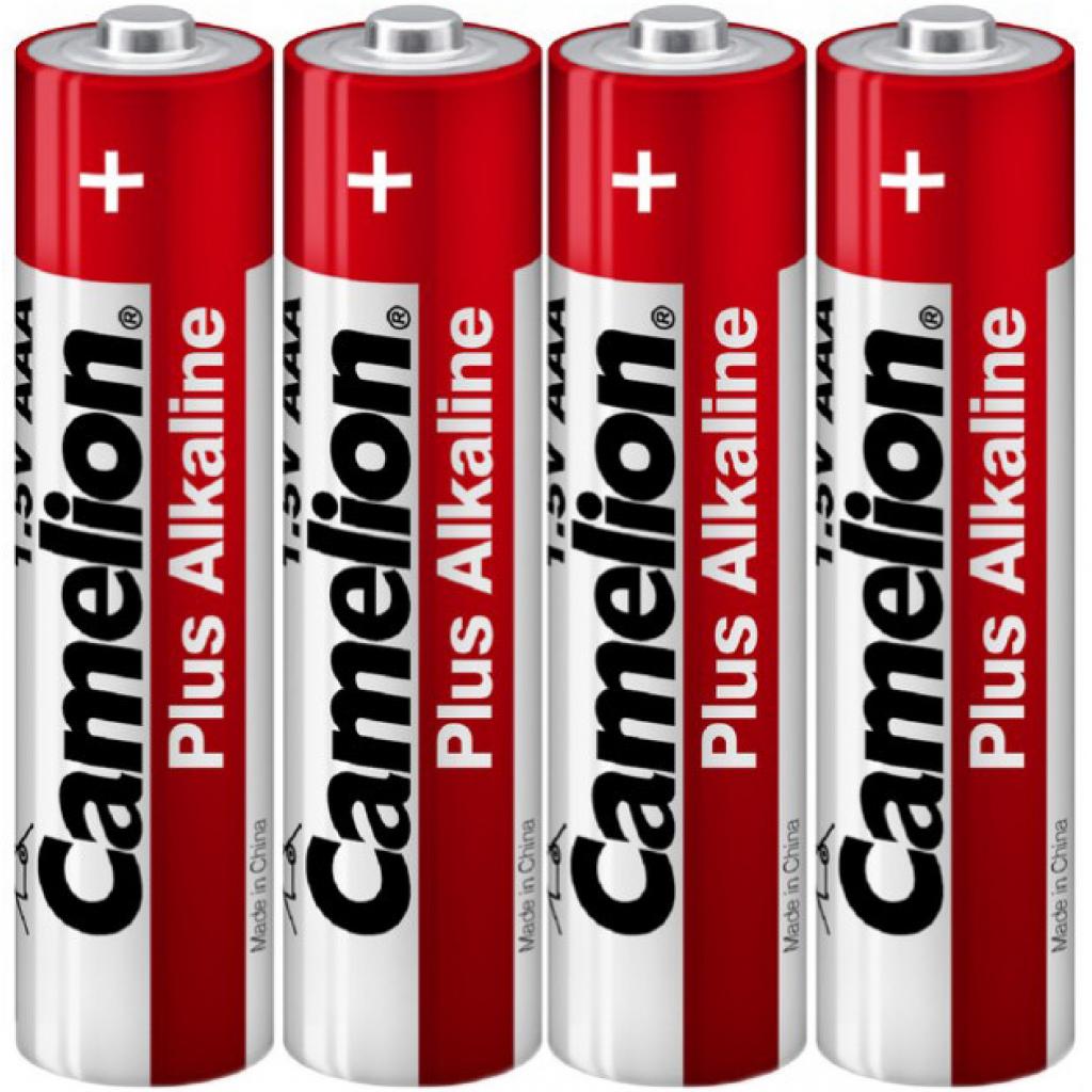 Батарейка Camelion AAA LR03 Plus Alkaline (Shrink) * 4 (LR03-SP4) - зображення 1