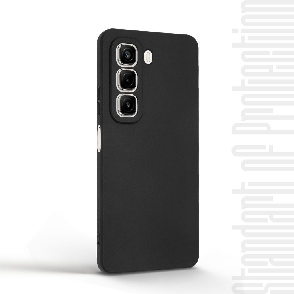 Чохол до мобільного телефона Armorstandart Matte Slim Fit Infinix Hot 50 4G Camera cover Black (ARM80957) - зображення 2