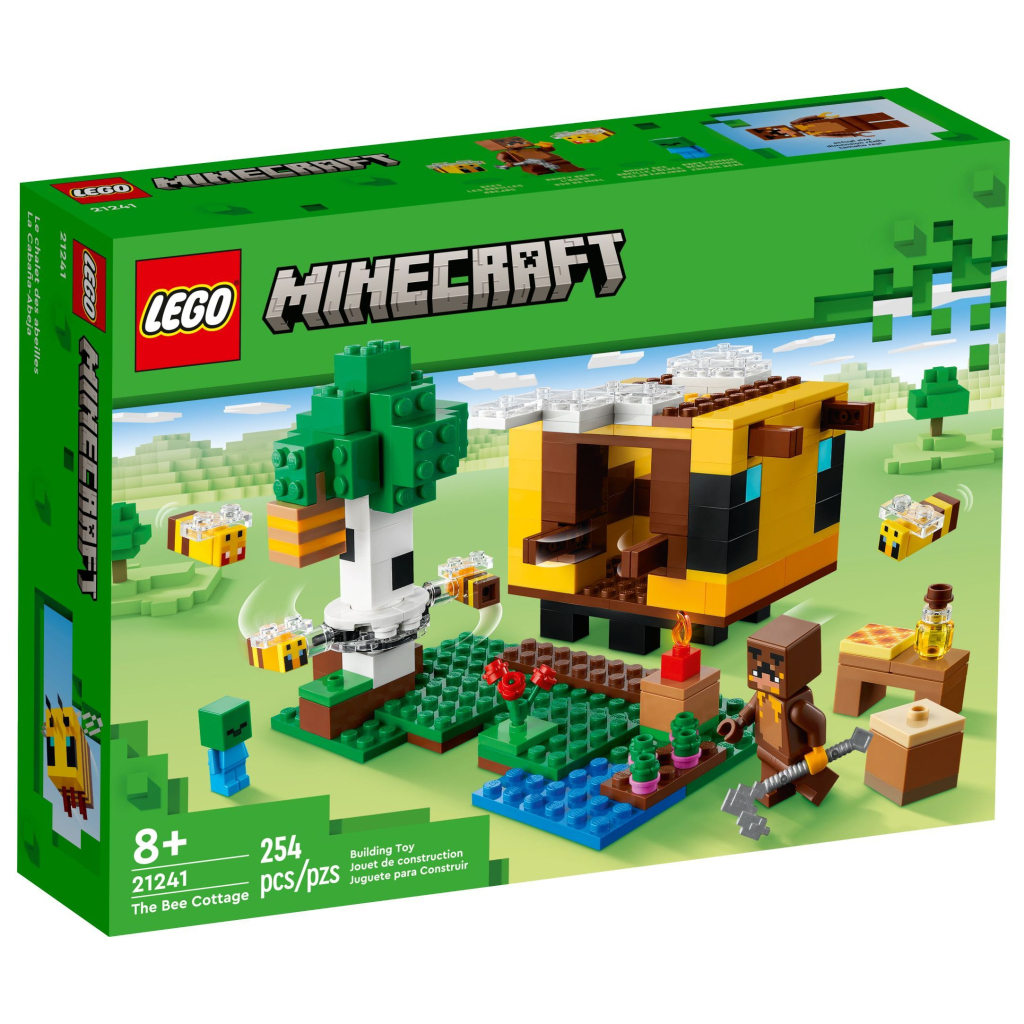 Конструктор LEGO Minecraft Бджолиний будиночок 254 деталі (21241-) - зображення 1
